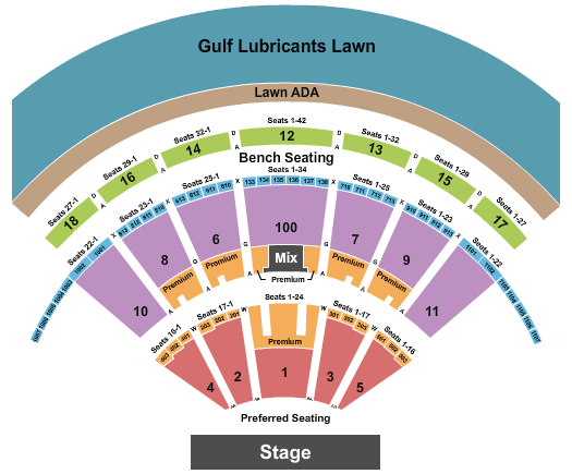 Bethel Woods Center For The Arts Bethel Woods Seating Chart